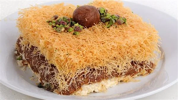 الكنافة بالعجوة