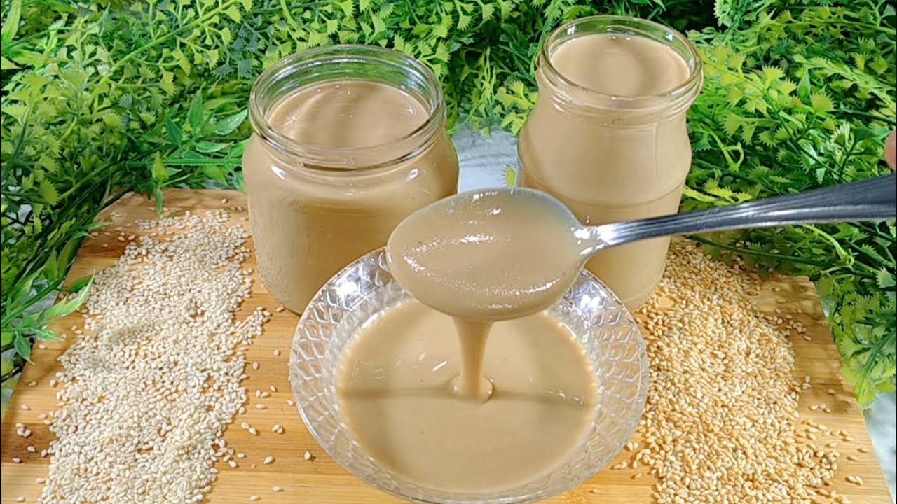 الطحينة بالسمسم